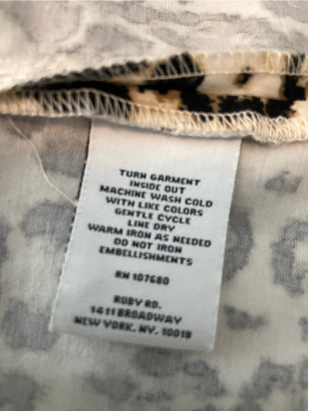 Ruby Rd. Fall animal print Shacket size 12. - Picture 5 of 5